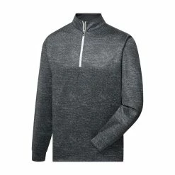 FootJoy Men's Jacquard Texture 1/2 Zip Pullover