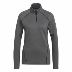 ADIDAS Women's Knit Layer 1/4 Zip Long Sleeve Top