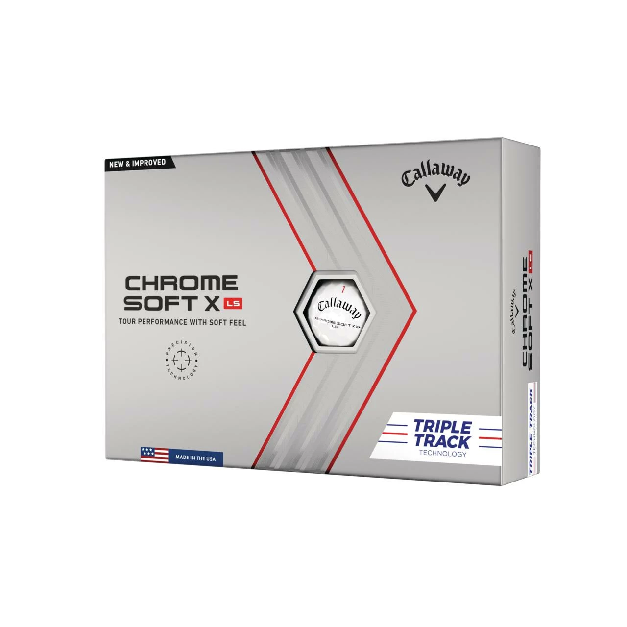 Callaway Chrome Soft X LS Triple Track Golf Balls 3 Callaway Chrome Soft X LS Triple Track Golf Balls