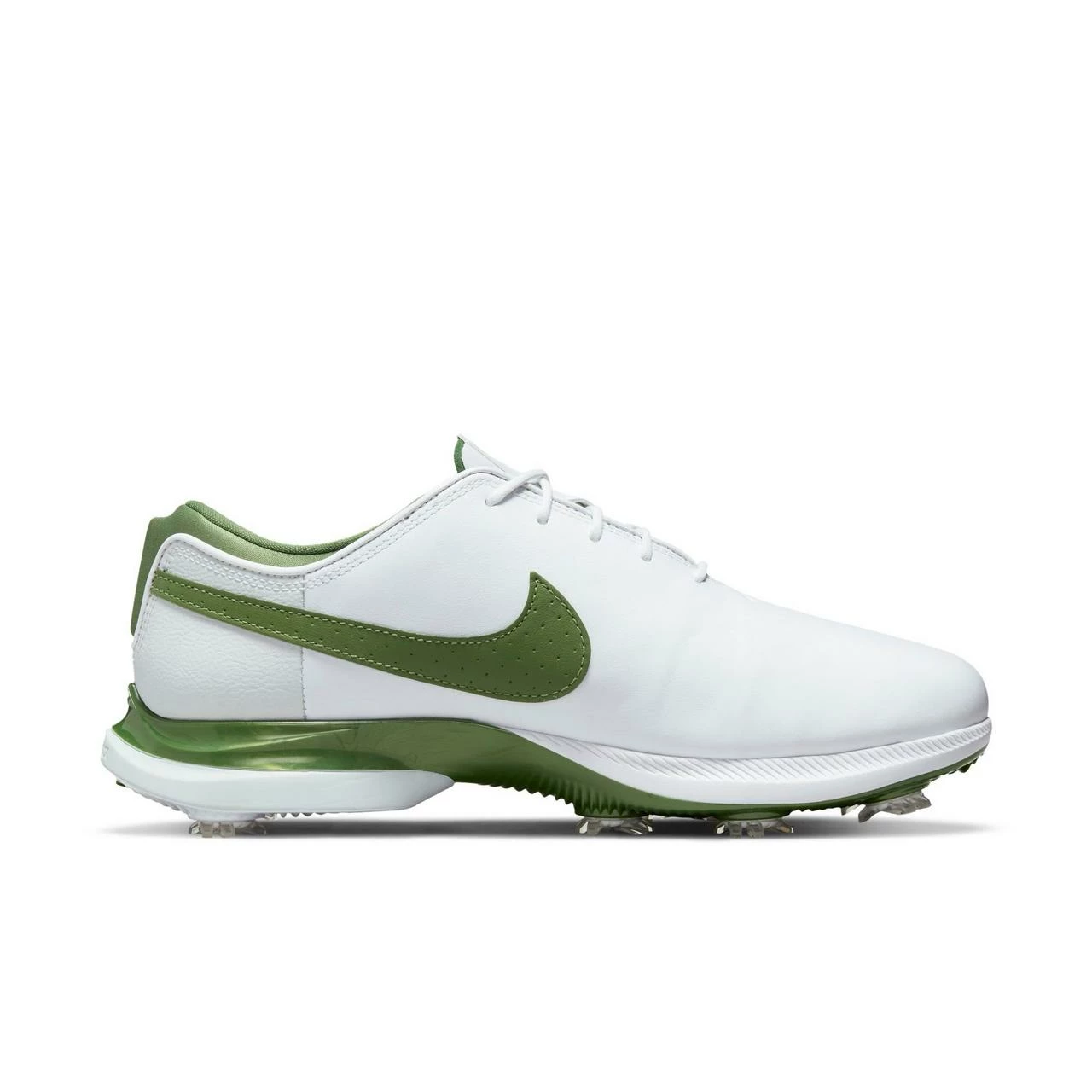 Nike Men's Air Zoom Victory Tour 2 Spiked Golf Shoe -White/Green 3 Nike Men's Air Zoom Victory Tour 2 Spiked Golf Shoe -White/Green