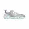 ADIDAS Women's CodeChaos 22 Spikeless Golf Shoe - Grey/Light Blue -Powerbug Shop Light Blue