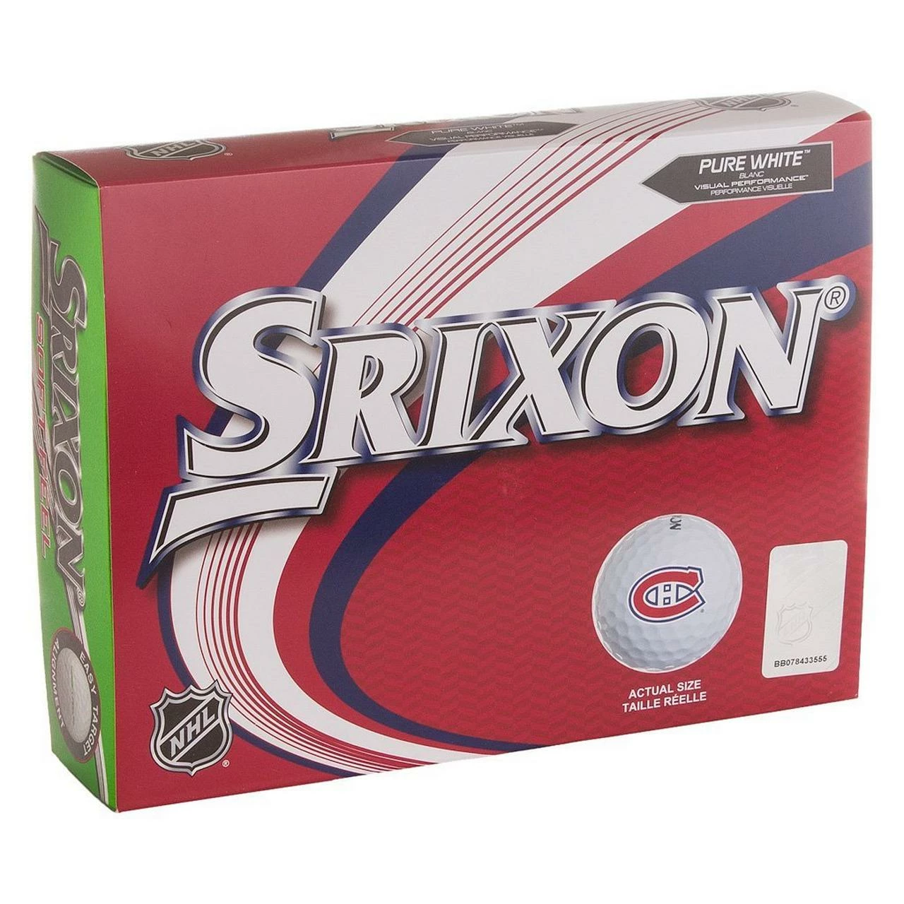 Srixon NHL Soft Feel Golf Balls - Montreal Canadiens 3 Srixon NHL Soft Feel Golf Balls - Montreal Canadiens