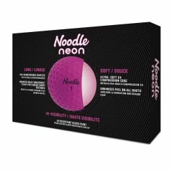 NOODLE Neon Pink Golf Balls -Powerbug Shop Neon Pink Golf Balls 2