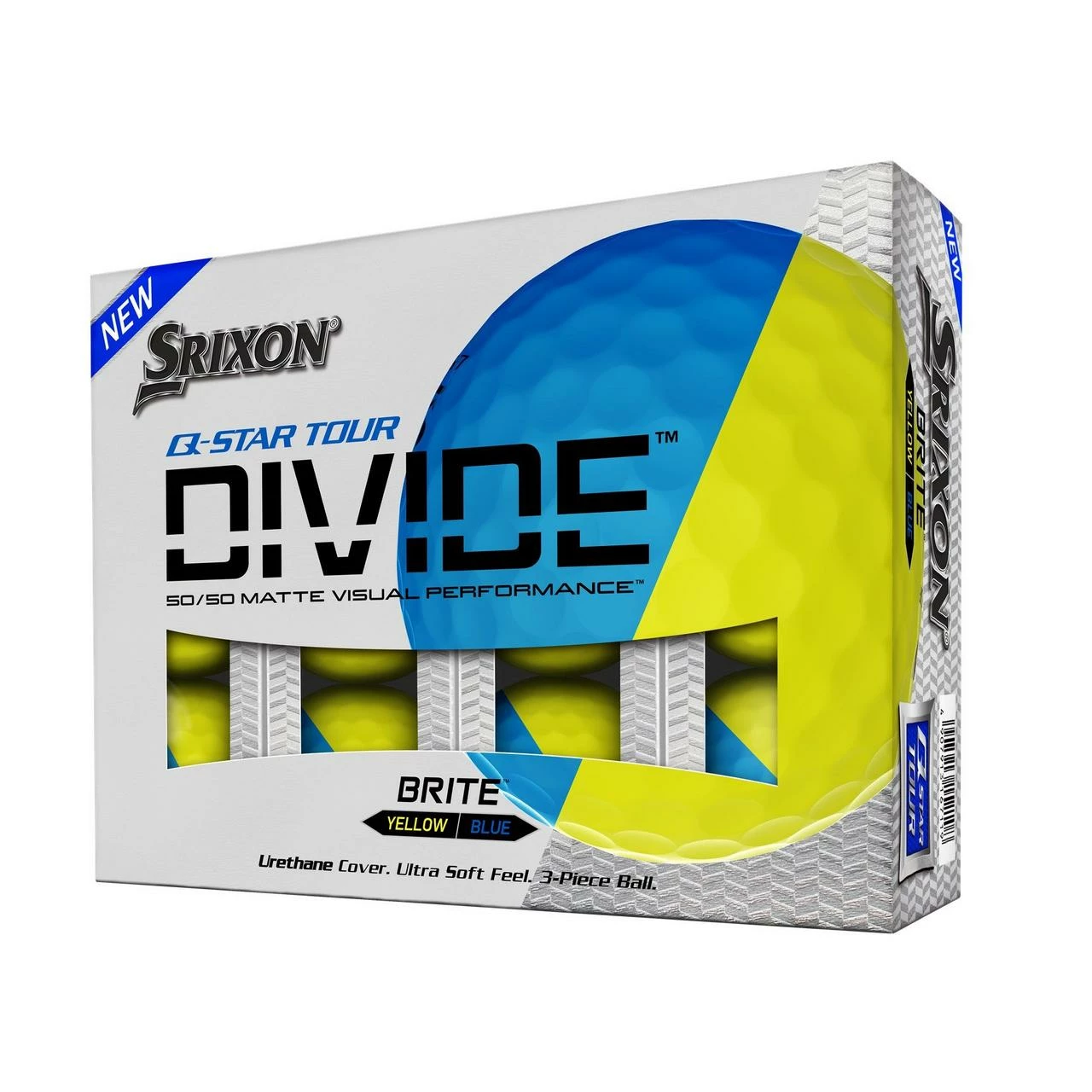 Srixon Q-Star Tour Divide Golf Balls 3 Srixon Q-Star Tour Divide Golf Balls