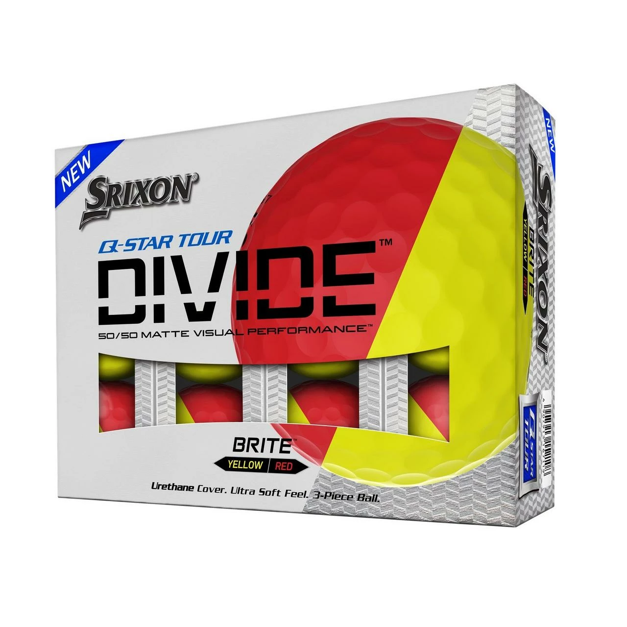 Srixon Q-Star Tour Divide Golf Balls 3 Srixon Q-Star Tour Divide Golf Balls