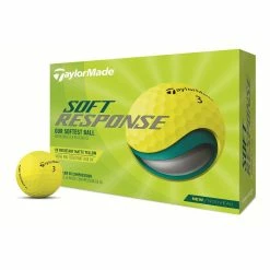 TaylorMade Soft Response Golf Balls - Yellow