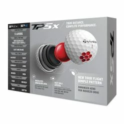 TaylorMade TP5x Golf Balls 7 TaylorMade TP5x Golf Balls -Powerbug Shop TP5x Golf Balls WHITE 2