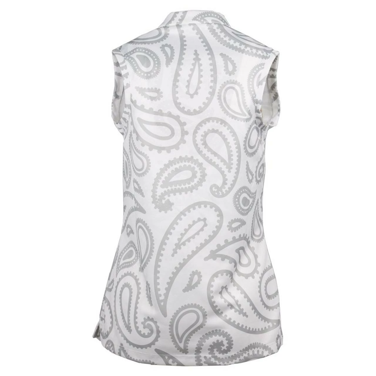 Nike Women's Dri-Fit Victory Jacquard Sleeveless Polo 4 Nike Women's Dri-Fit Victory Jacquard Sleeveless Polo - Image 2