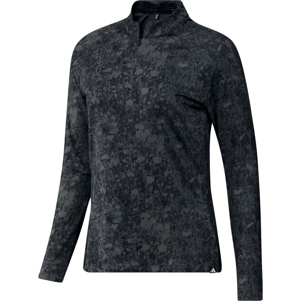 ADIDAS Women's Printed Mock Long Sleeve Polo 3 ADIDAS Women's Printed Mock Long Sleeve Polo