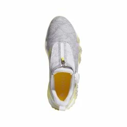 ADIDAS Women's CodeChaos 22 BOA Spikeless Golf Shoe - Grey/Yellow -Powerbug Shop Yellow 10