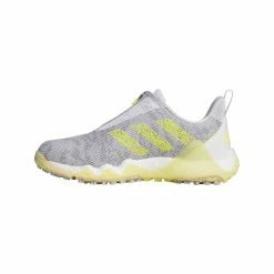 ADIDAS Women's CodeChaos 22 BOA Spikeless Golf Shoe - Grey/Yellow -Powerbug Shop Yellow 11